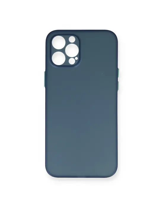 Apple İphone 12 Pro Max Kılıf Pp Ultra İnce Kapak - Mavi