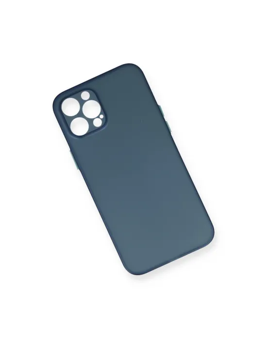 Apple İphone 12 Pro Max Kılıf Pp Ultra İnce Kapak - Mavi