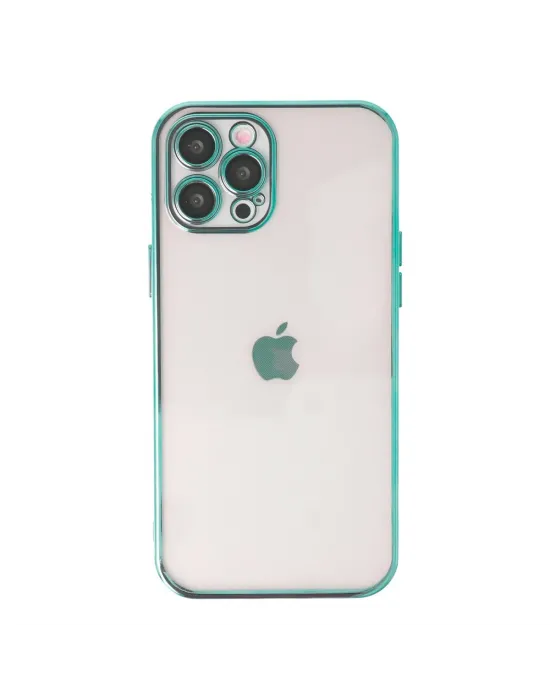 Apple İphone 12 Pro Max Kılıf Razer Lensli Silikon - Yeşil