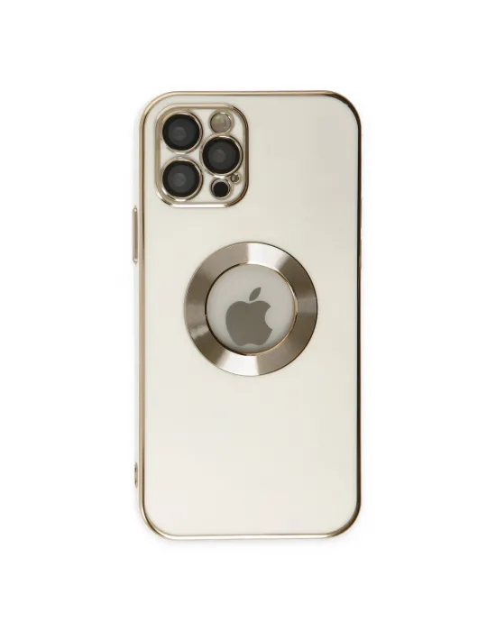 Apple İphone 12 Pro Max Kılıf Store Silikon - Beyaz