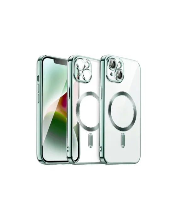 Apple İphone 13 Kılıf Kross Magneticsafe Kapak - Koyu Yeşil