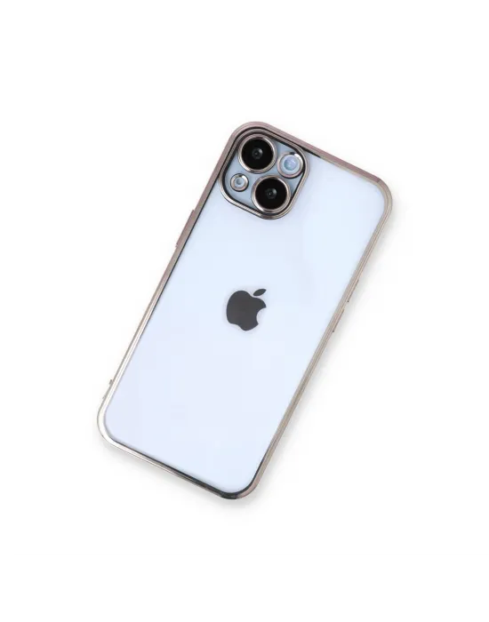 Apple İphone 13 Kılıf Razer Lensli Silikon - Gold