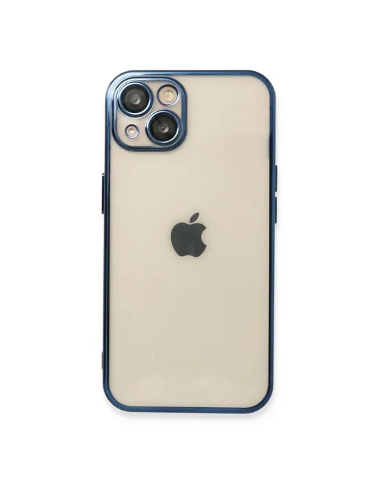 Apple İphone 13 Kılıf Razer Lensli Silikon - Lacivert