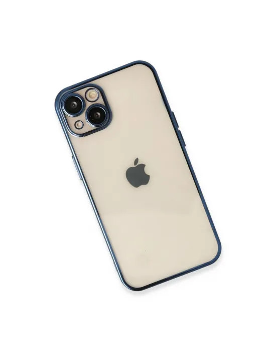 Apple İphone 13 Kılıf Razer Lensli Silikon - Lacivert