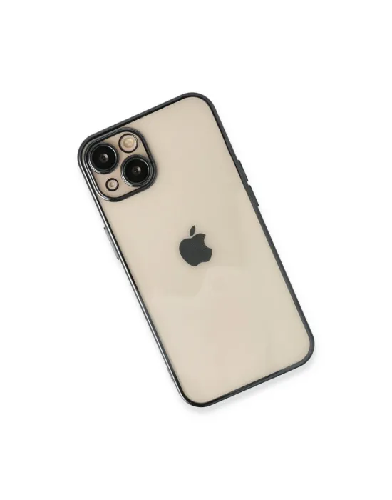 Apple İphone 13 Kılıf Razer Lensli Silikon - Siyah