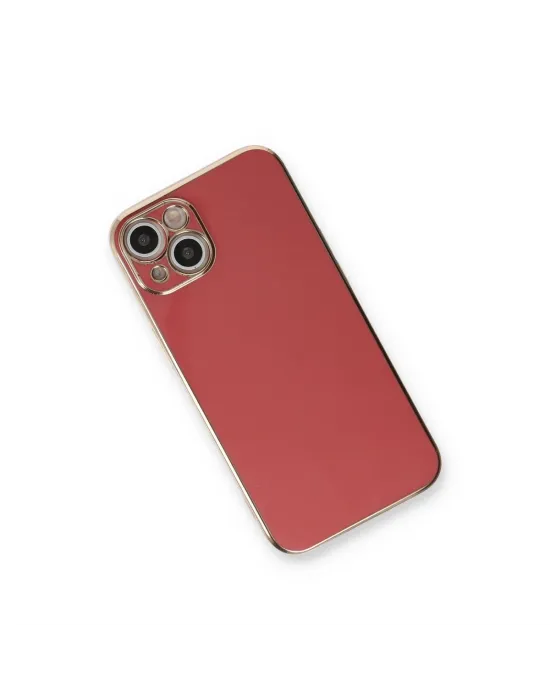 Apple İphone 13 Kılıf Volet Silikon - Kırmızı