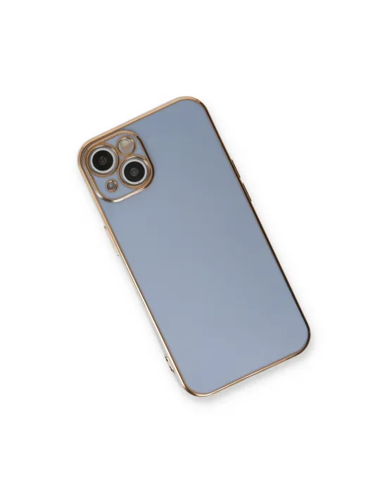 Apple İphone 13 Kılıf Volet Silikon - Mavi