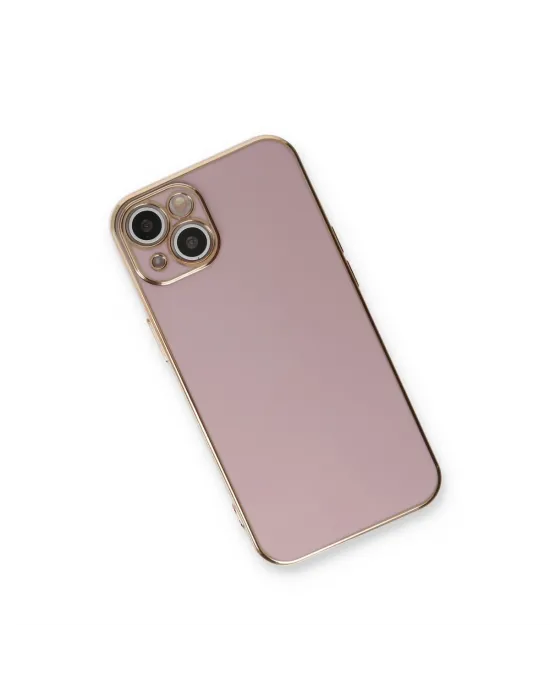 Apple İphone 13 Kılıf Volet Silikon - Mor