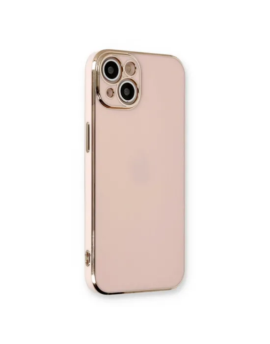 Apple İphone 13 Kılıf Volet Silikon - Pembe