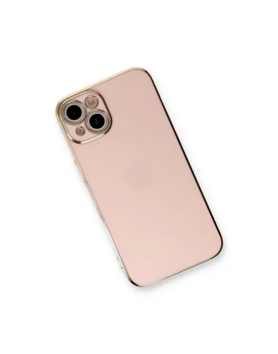Apple İphone 13 Kılıf Volet Silikon - Pembe