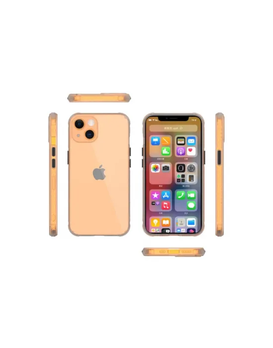 Apple İphone 13 Mini Kılıf Miami Şeffaf Silikon - Şeffaf