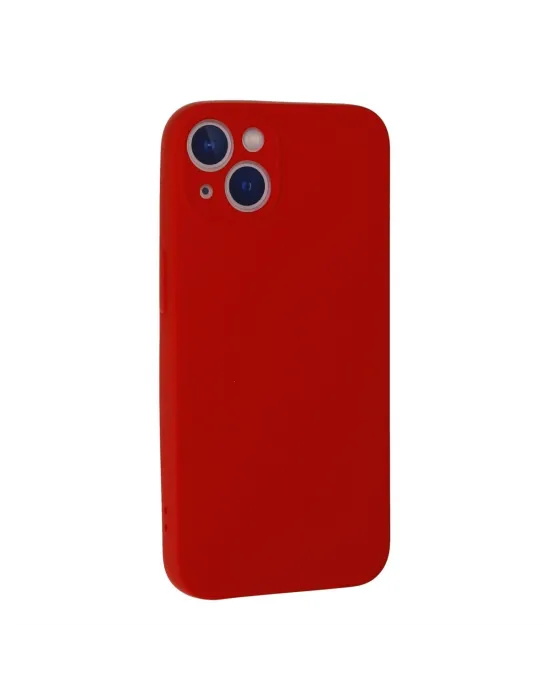 Apple İphone 13 Mini Kılıf Nano İçi Kadife Silikon - Kırmızı