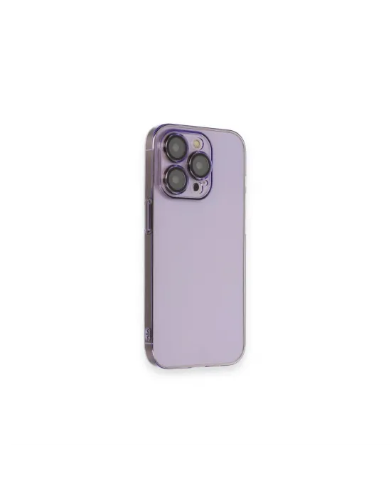 Apple İphone 13 Pro Kılıf Armada Lensli Kapak - Lila