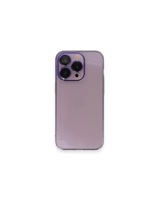 Apple İphone 13 Pro Kılıf Armada Lensli Kapak - Lila