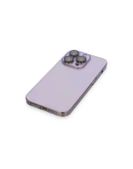 Apple İphone 13 Pro Kılıf Armada Lensli Kapak - Lila