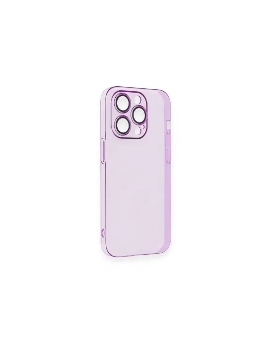 Apple İphone 13 Pro Kılıf Armada Lensli Kapak - Mor