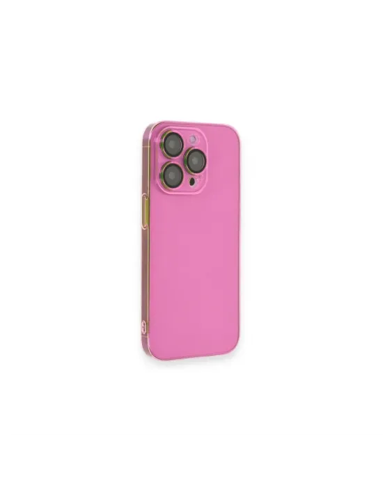Apple İphone 13 Pro Kılıf Armada Lensli Kapak - Pembe