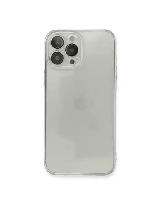 Apple İphone 13 Pro Kılıf Fly Lens Silikon - Şeffaf