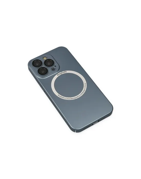 Apple İphone 13 Pro Kılıf Jack Magneticsafe Lens Silikon - Sierra Blue