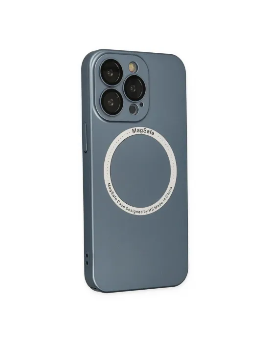 Apple İphone 13 Pro Kılıf Jack Magneticsafe Lens Silikon - Sierra Blue