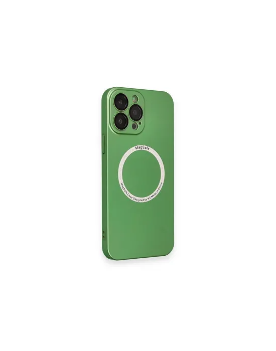 Apple İphone 13 Pro Kılıf Jack Magneticsafe Lens Silikon - Yeşil