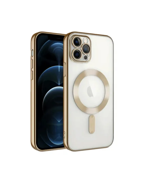 Apple İphone 13 Pro Kılıf Kross Magneticsafe Kapak - Gold