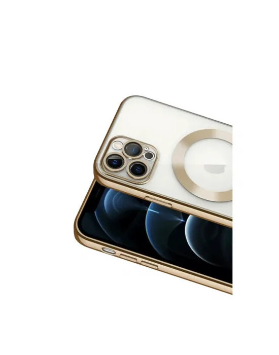 Apple İphone 13 Pro Kılıf Kross Magneticsafe Kapak - Gold