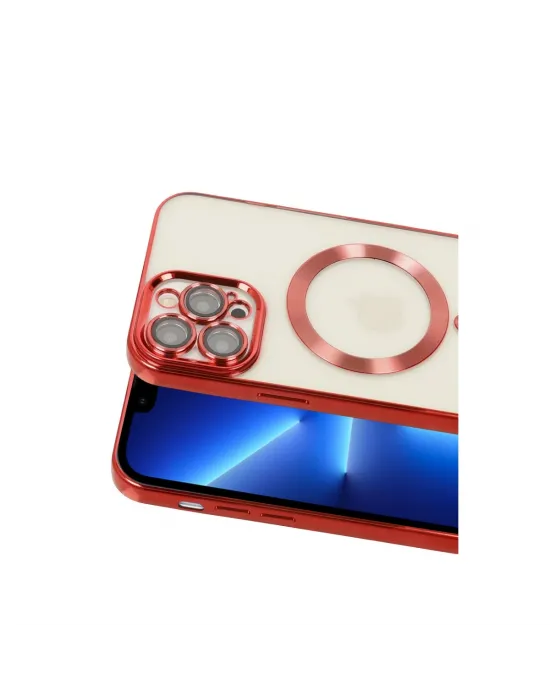 Apple İphone 13 Pro Kılıf Kross Magneticsafe Kapak - Kırmızı