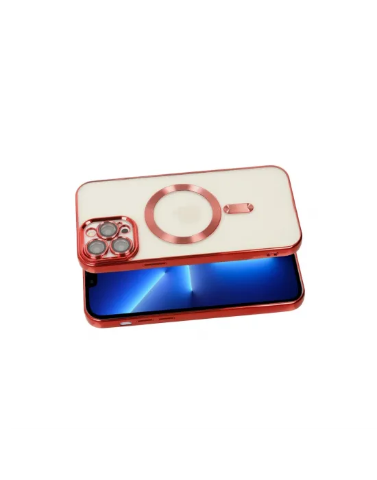 Apple İphone 13 Pro Kılıf Kross Magneticsafe Kapak - Kırmızı