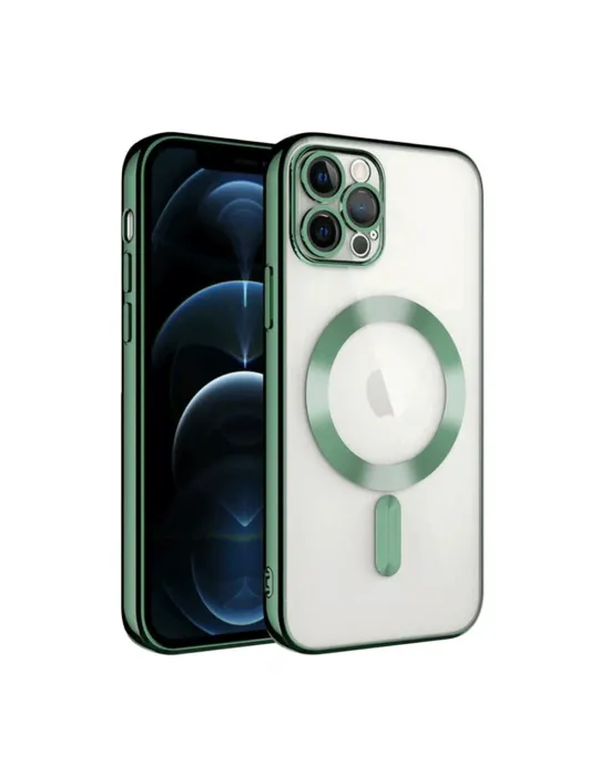Apple İphone 13 Pro Kılıf Kross Magneticsafe Kapak - Koyu Yeşil