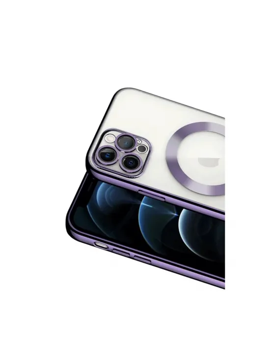 Apple İphone 13 Pro Kılıf Kross Magneticsafe Kapak - Mor