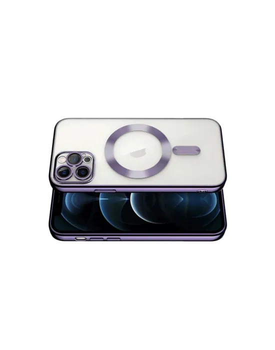 Apple İphone 13 Pro Kılıf Kross Magneticsafe Kapak - Mor