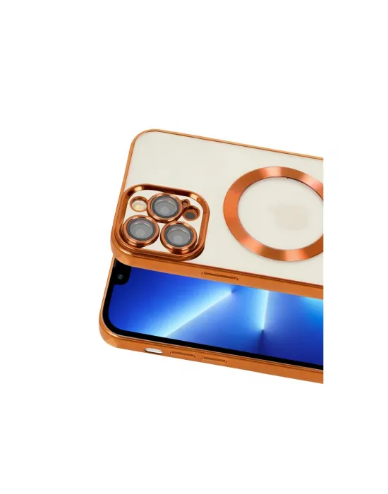 Apple İphone 13 Pro Kılıf Kross Magneticsafe Kapak - Turuncu