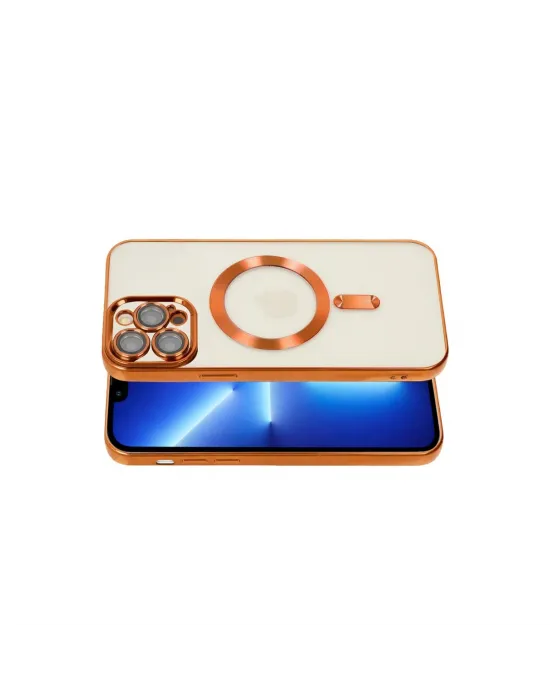 Apple İphone 13 Pro Kılıf Kross Magneticsafe Kapak - Turuncu