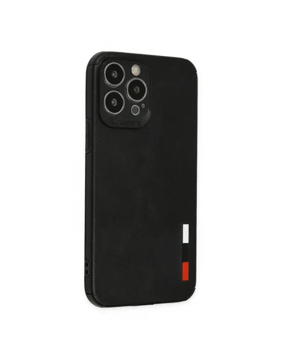 Apple İphone 13 Pro Kılıf Loop Deri Silikon - Siyah