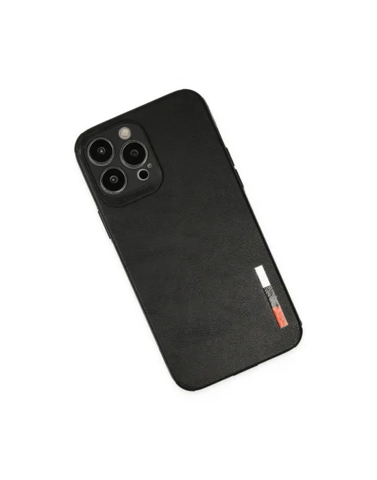Apple İphone 13 Pro Kılıf Loop Deri Silikon - Siyah
