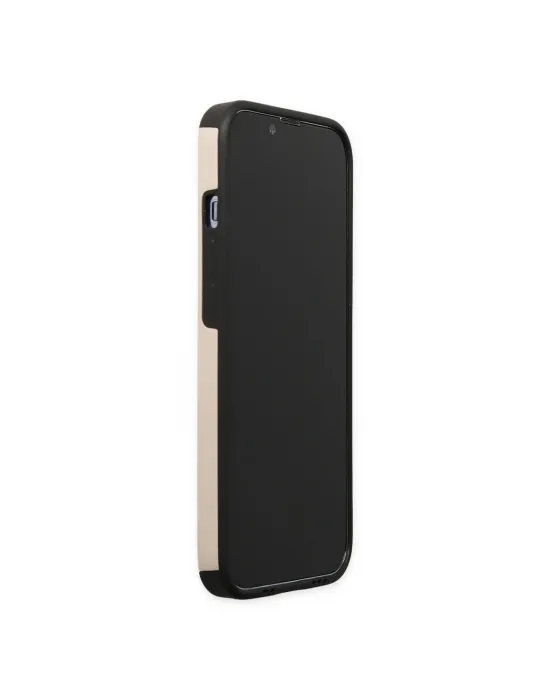 Apple İphone 13 Pro Kılıf Mega Standlı Silikon - Gold