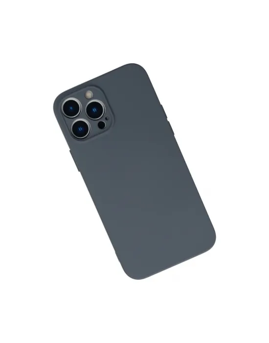 Apple İphone 13 Pro Kılıf Nano İçi Kadife Silikon - Gri