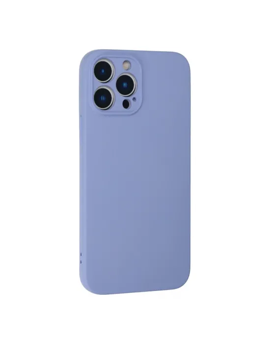 Apple İphone 13 Pro Kılıf Nano İçi Kadife Silikon - Lila