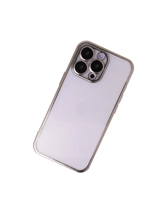 Apple İphone 13 Pro Kılıf Razer Lensli Silikon - Gold