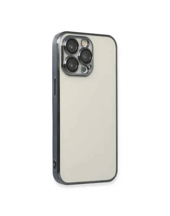 Apple İphone 13 Pro Kılıf Razer Lensli Silikon - Siyah