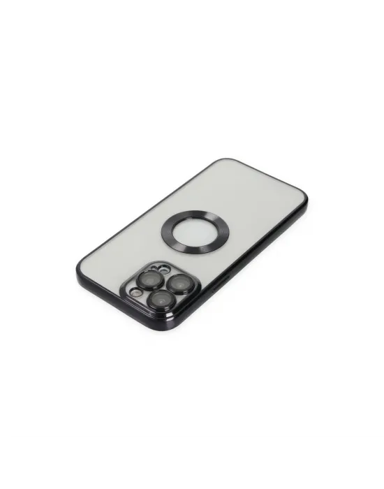 Apple İphone 13 Pro Kılıf Slot Silikon - Siyah