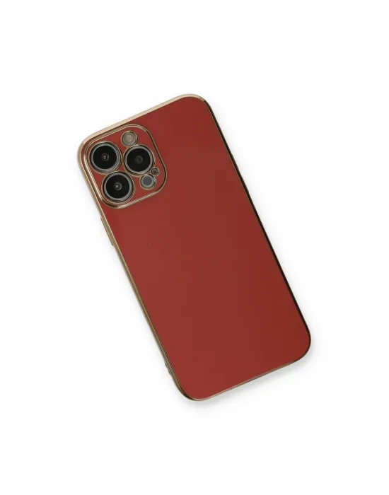 Apple İphone 13 Pro Kılıf Volet Silikon - Kırmızı