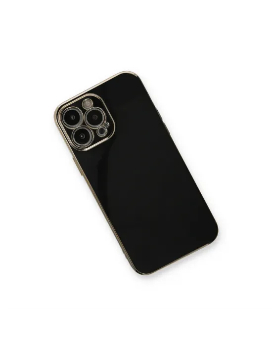 Apple İphone 13 Pro Kılıf Volet Silikon - Siyah