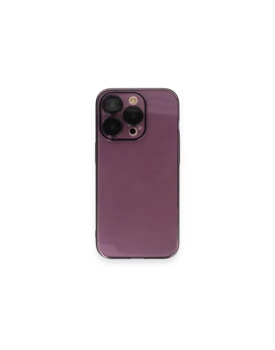 Apple İphone 13 Pro Max Kılıf Armada Lensli Kapak - Derin Mor