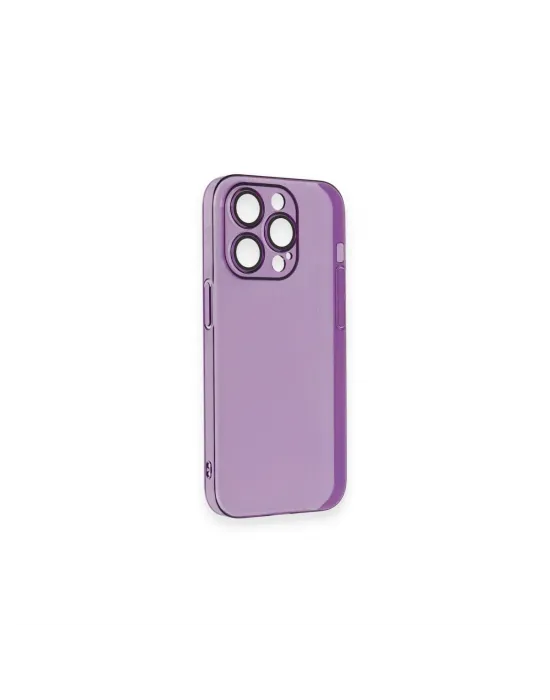 Apple İphone 13 Pro Max Kılıf Armada Lensli Kapak - Derin Mor