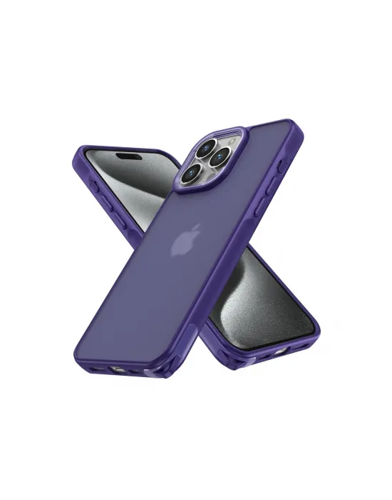 Apple İphone 13 Pro Max Kılıf Elegant Kapak - Derin Mor