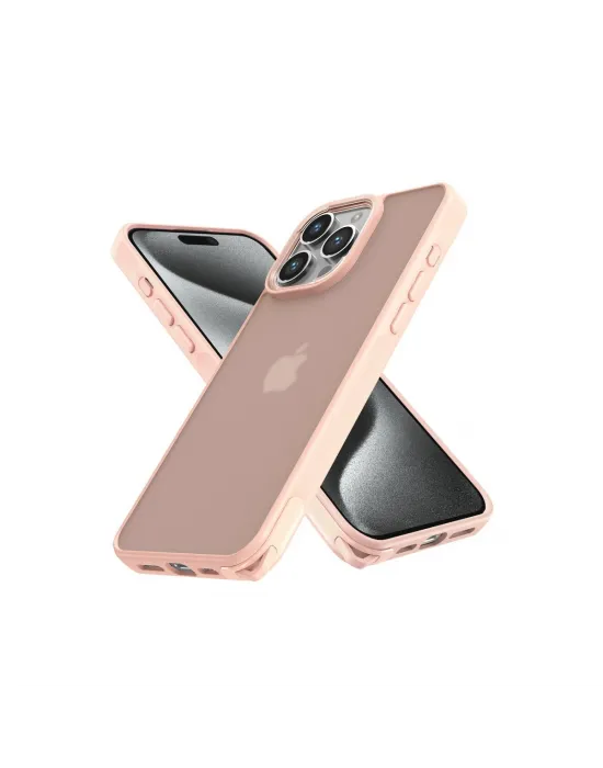 Apple İphone 13 Pro Max Kılıf Elegant Kapak - Pudra