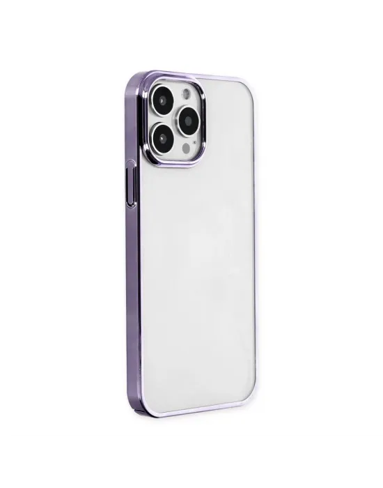 Apple İphone 13 Pro Max Kılıf Element Silikon - Mor