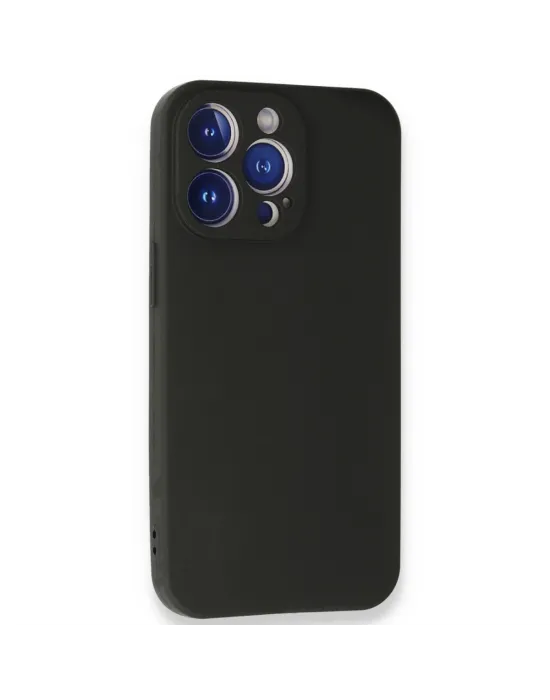 Apple İphone 13 Pro Max Kılıf First Silikon - Siyah
